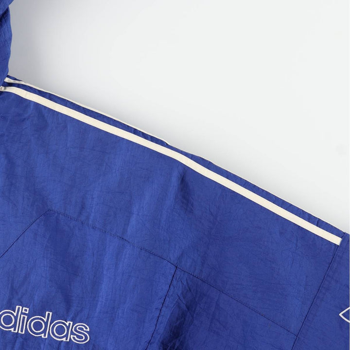 Vintage Adidas nylon parka from the 80s-90s, men's size M (approx.). Nylon blue type Vintage Second Hand