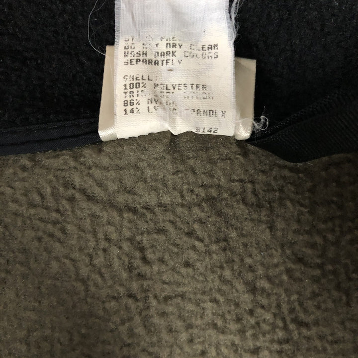 Vintage LLBean half-zip fleece pullover from the 1990s, men's size XL. polyester green type Vintage Second Hand