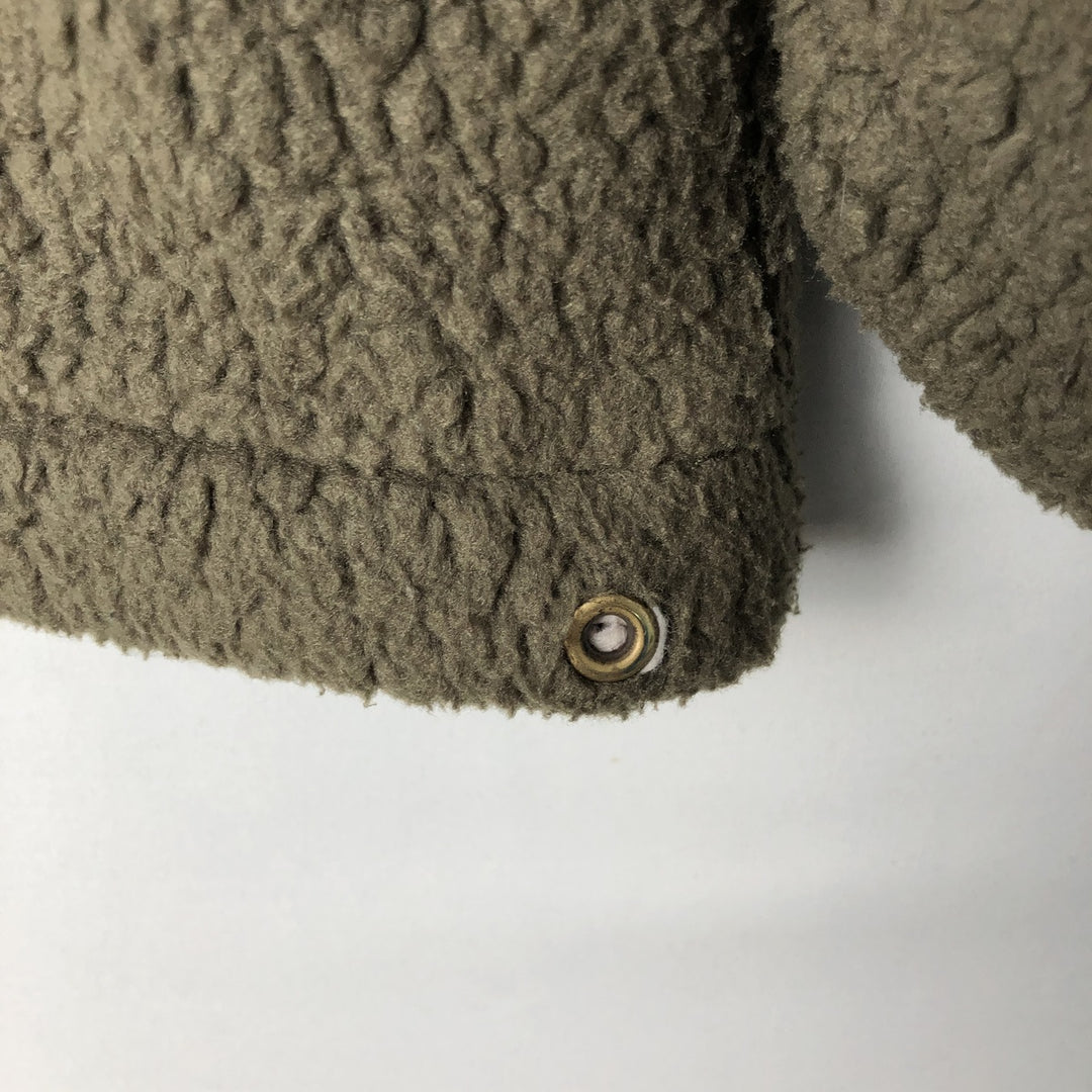 Vintage LLBean half-zip fleece pullover from the 1990s, men's size XL. polyester green type Vintage Second Hand