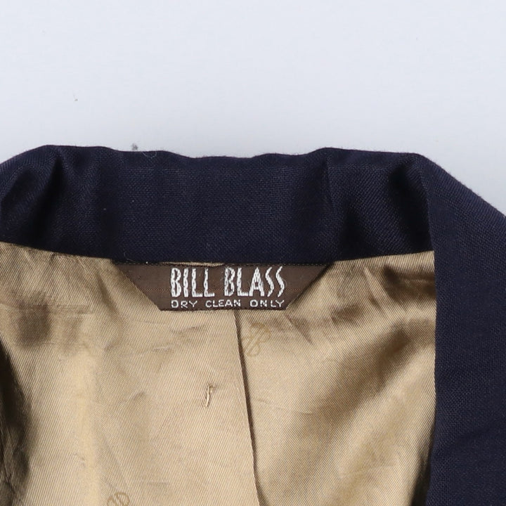 BILL BLASS Navy Blazer, Tailored Jacket, Made in USA, Men's Size Medium unclear navy blue type Vintage Second Hand