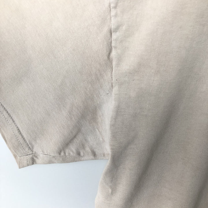 00'S Harley-Davidson Motorcycle Bike T-shirt Men's L size unclear Beige type Vintage Second Hand