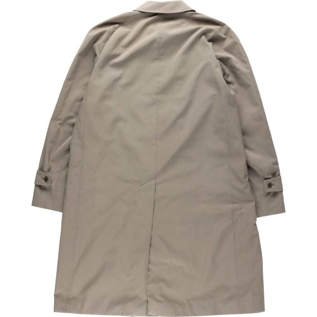 Aquascutum AQUA5 Balmacaan Coat, Made in England, Men's Size L polyester Beige type Vintage Second Hand