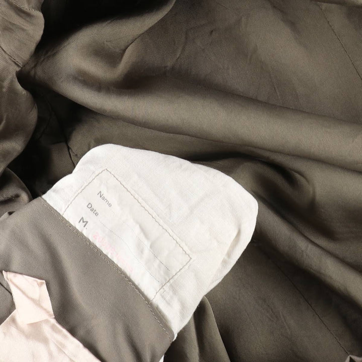 Aquascutum AQUA5 Balmacaan Coat, Made in England, Men's Size L polyester Beige type Vintage Second Hand