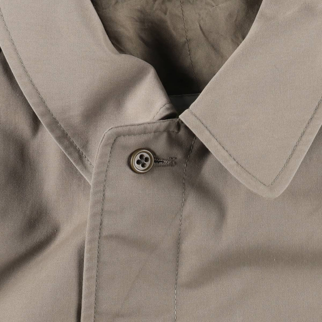 Aquascutum AQUA5 Balmacaan Coat, Made in England, Men's Size L polyester Beige type Vintage Second Hand