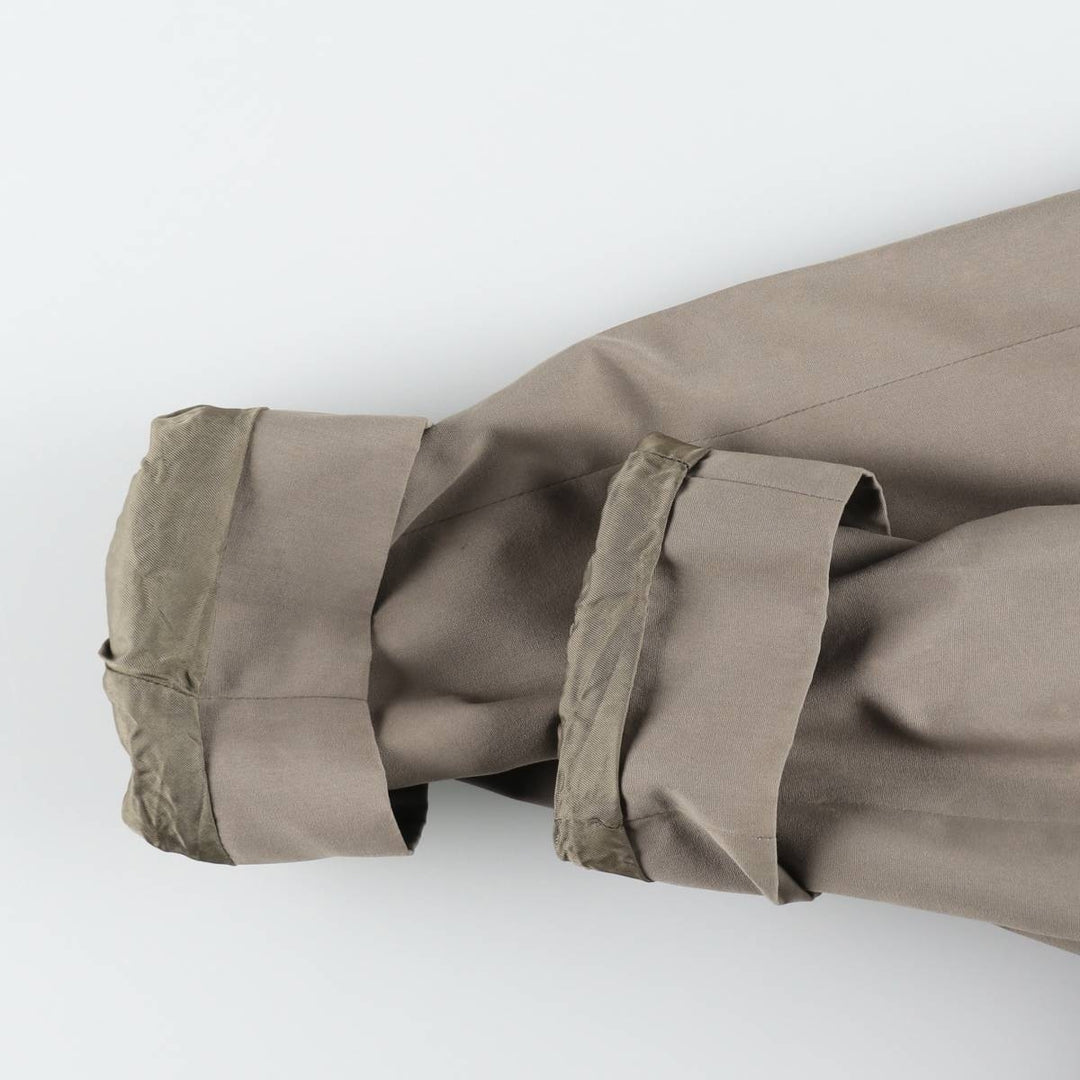 Aquascutum AQUA5 Balmacaan Coat, Made in England, Men's Size L polyester Beige type Vintage Second Hand