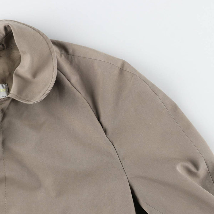 Aquascutum AQUA5 Balmacaan Coat, Made in England, Men's Size L polyester Beige type Vintage Second Hand