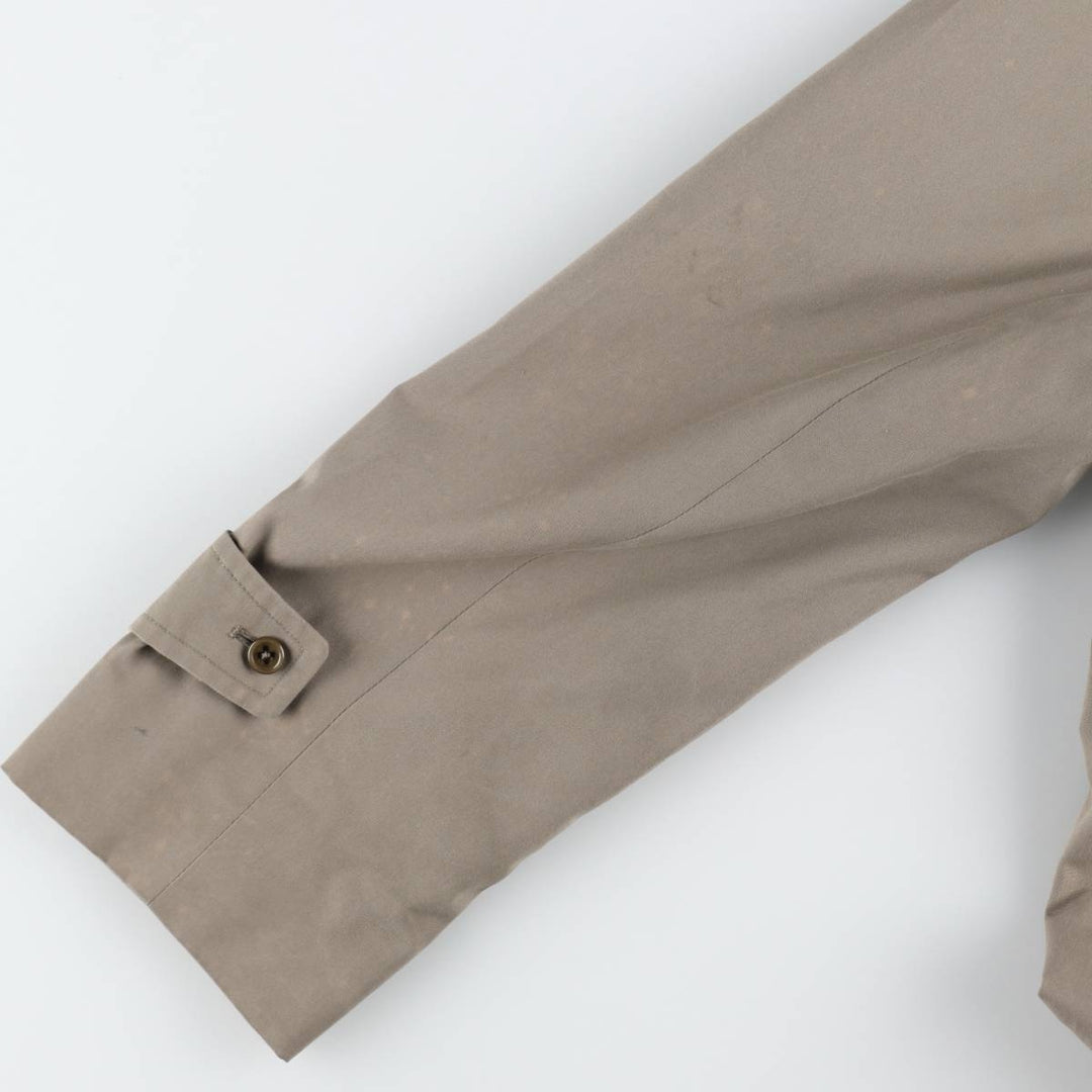 Aquascutum AQUA5 Balmacaan Coat, Made in England, Men's Size L polyester Beige type Vintage Second Hand