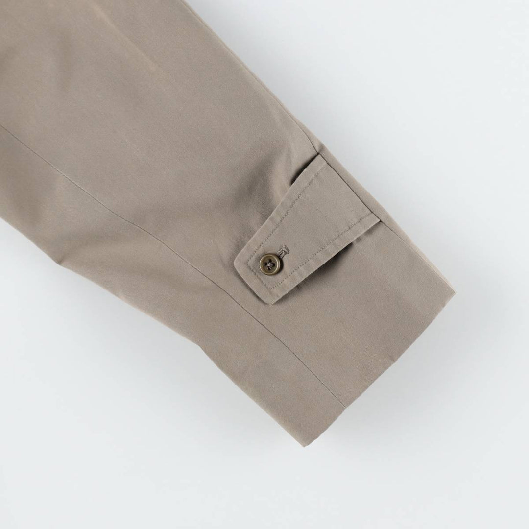Aquascutum AQUA5 Balmacaan Coat, Made in England, Men's Size L polyester Beige type Vintage Second Hand