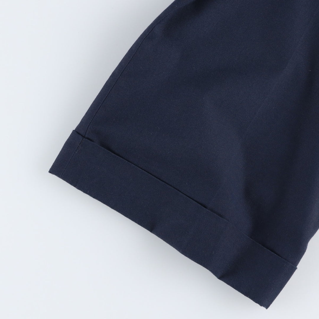 Plain men's slacks, size W34 (approx.) unclear navy blue type Vintage Second Hand