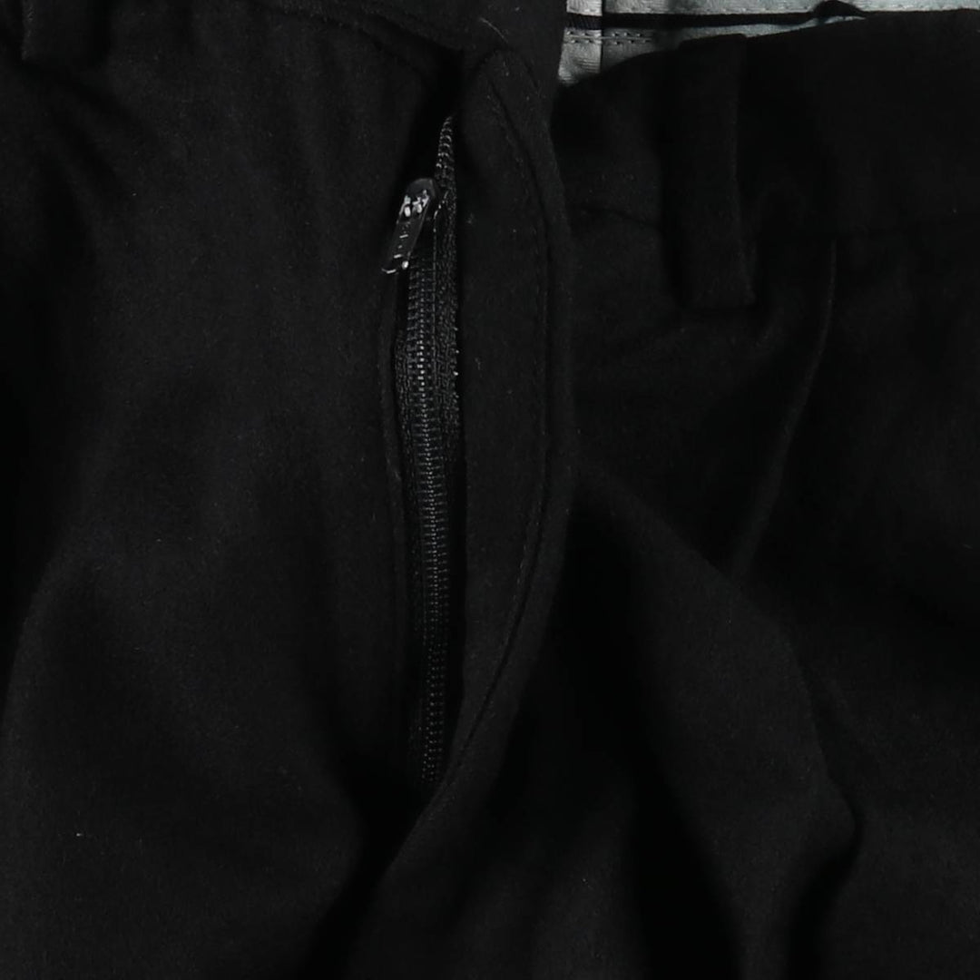 Two-pleat slacks for men, equivalent to W31 unclear black type Vintage Second Hand
