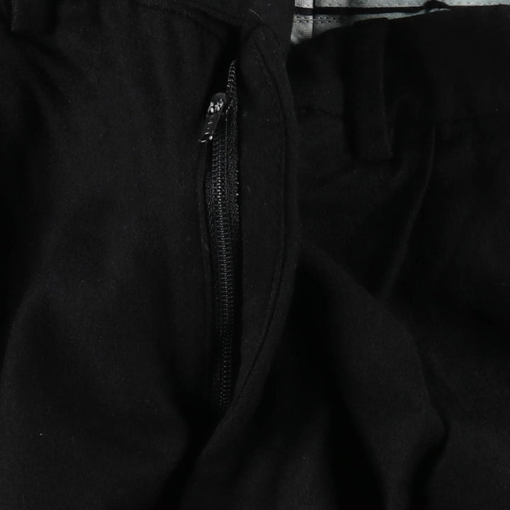 Two-pleat slacks for men, equivalent to W31 unclear black type Vintage Second Hand