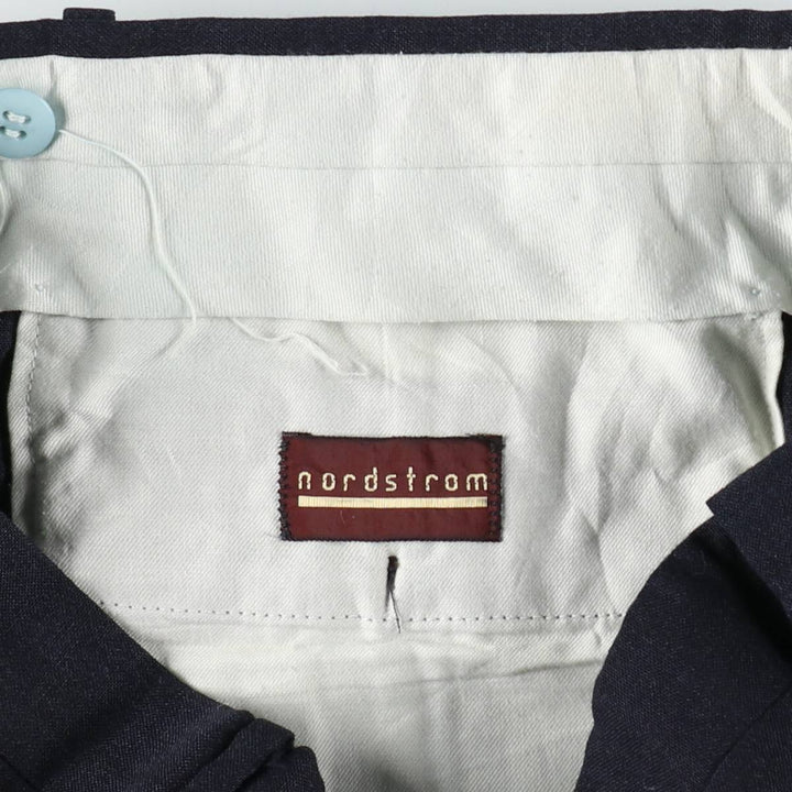 ~90'S Nordstrom Two-Pleat Slacks Pants Men's W33 (approx.) Vintage unclear navy blue type Vintage Second Hand