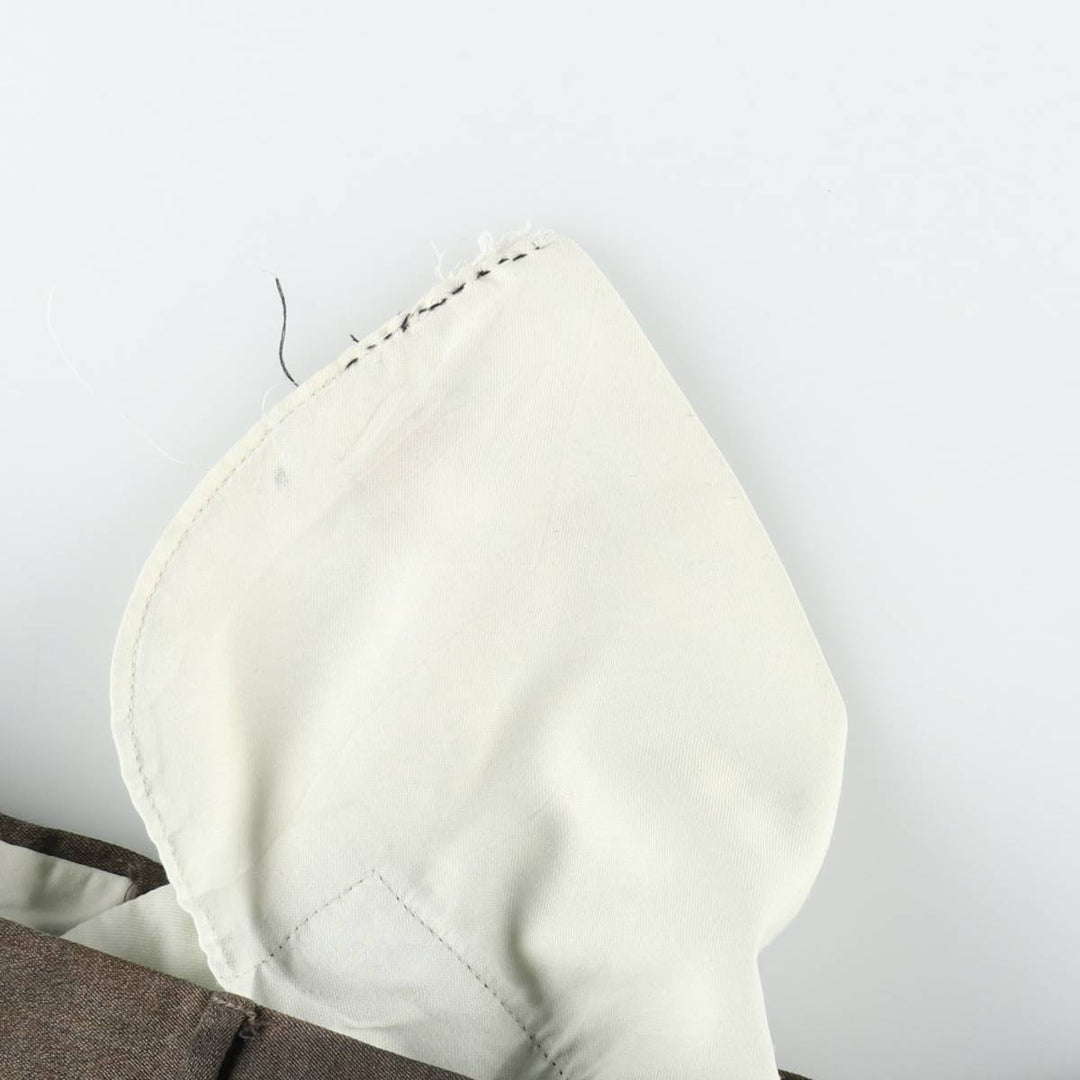 ~90'S GANT Two-Pleat Wool Trousers, Made in USA, Men's W33 (approx.), Vintage wool brown type Vintage Second Hand