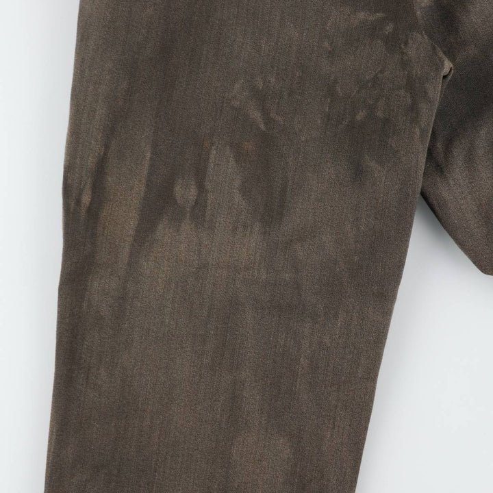 ~90'S GANT Two-Pleat Wool Trousers, Made in USA, Men's W33 (approx.), Vintage wool brown type Vintage Second Hand