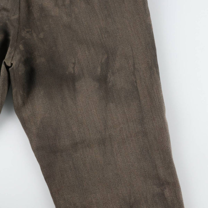 ~90'S GANT Two-Pleat Wool Trousers, Made in USA, Men's W33 (approx.), Vintage wool brown type Vintage Second Hand