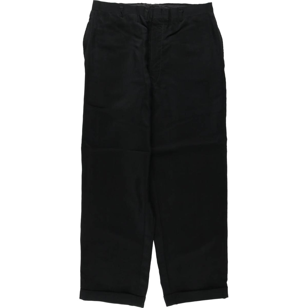 Men's slacks, size W33 (approx.), vintage. unclear black type Vintage Second Hand