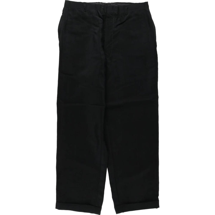 Men's slacks, size W33 (approx.), vintage. unclear black type Vintage Second Hand