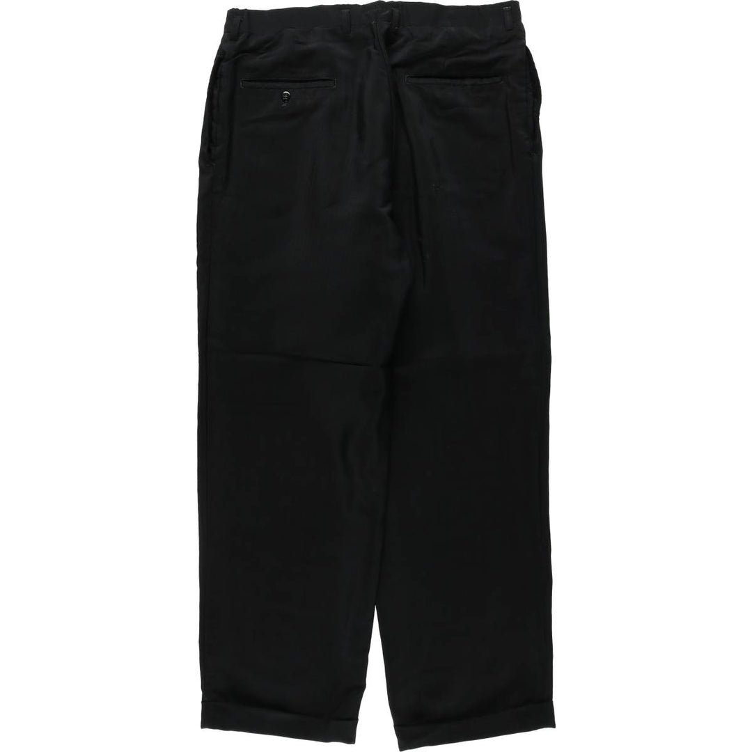 Men's slacks, size W33 (approx.), vintage. unclear black type Vintage Second Hand