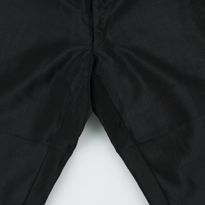Men's slacks, size W33 (approx.), vintage. unclear black type Vintage Second Hand