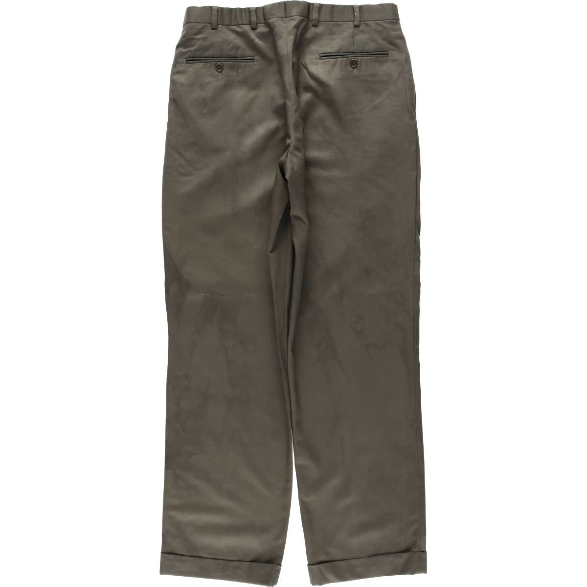 Brooks Brothers 346 Two-pleat Wool Pants, Men's Size 33 wool brown type Vintage Second Hand