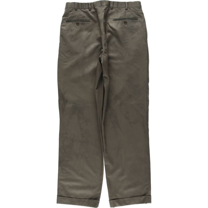 Brooks Brothers 346 Two-pleat Wool Pants, Men's Size 33 wool brown type Vintage Second Hand