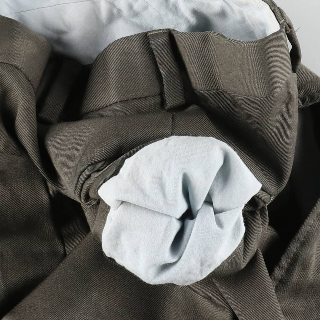Brooks Brothers 346 Two-pleat Wool Pants, Men's Size 33 wool brown type Vintage Second Hand