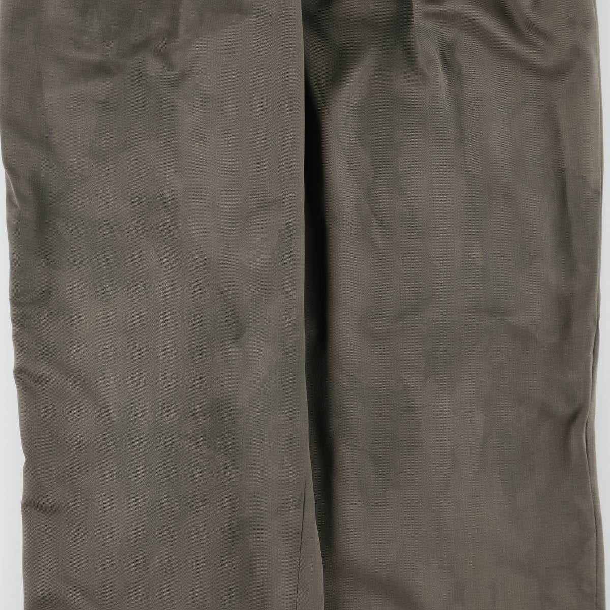 Brooks Brothers 346 Two-pleat Wool Pants, Men's Size 33 wool brown type Vintage Second Hand