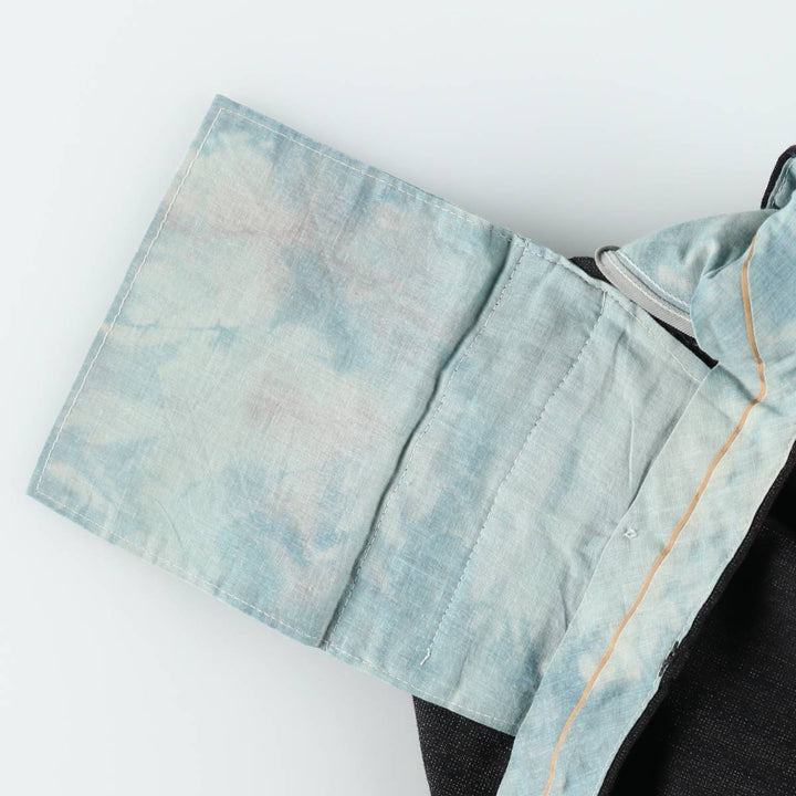 Two-pleat slacks for men, equivalent to W31 unclear black type Vintage Second Hand