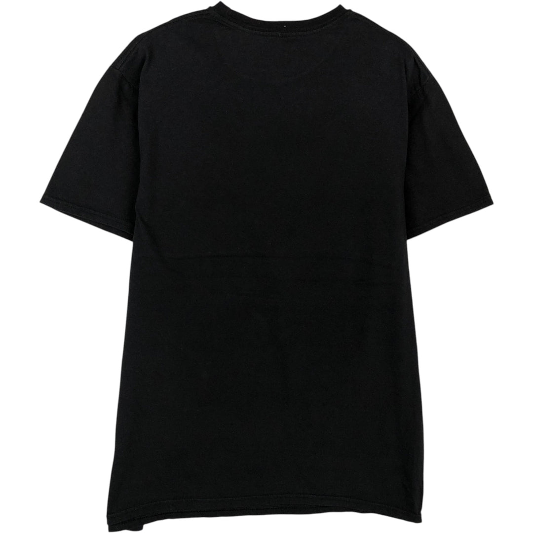 HUNTERxHUNTER Character Print T-Shirt (Men's Size L) cotton black type Vintage Second Hand
