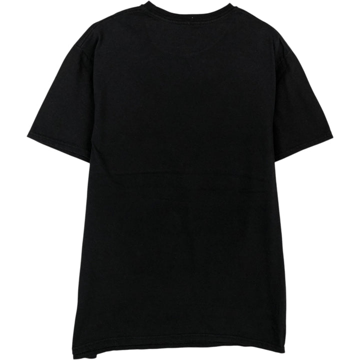 HUNTERxHUNTER Character Print T-Shirt (Men's Size L) cotton black type Vintage Second Hand