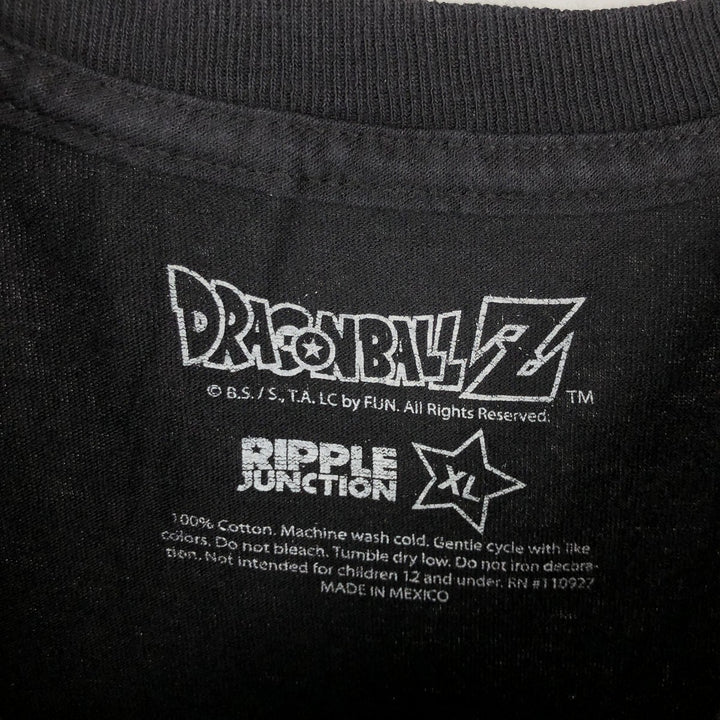 DRAGONBALL Z Vegeta Anime Character Print T-Shirt (Men's XL equivalent) cotton black type Vintage Second Hand