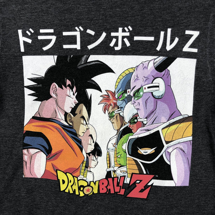 DRAGONBALL Z Dragon Ball Z Anime Character Print T-shirt Men's M size cotton Charcoal Vintage Second Hand