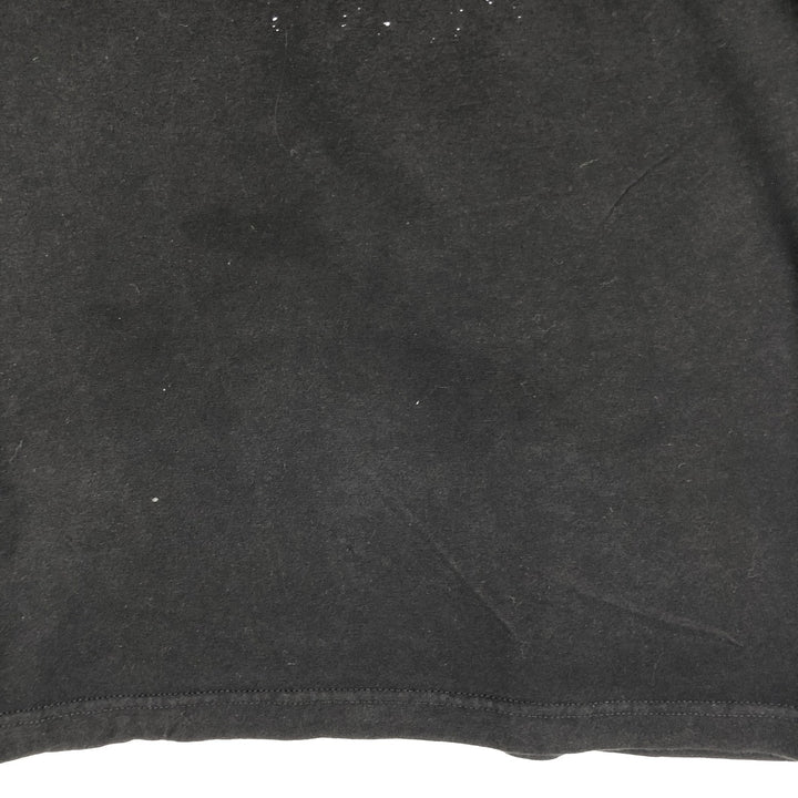 BLEACH Anime Character Print T-Shirt, Men's M Size cotton black type Vintage Second Hand