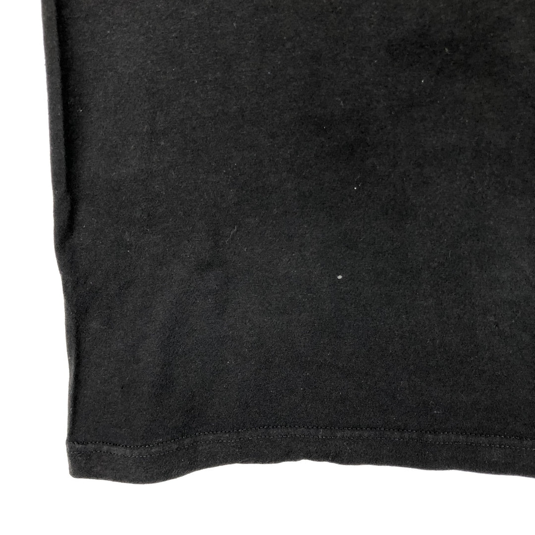 BLEACH Anime Character Print T-Shirt, Men's M Size cotton black type Vintage Second Hand