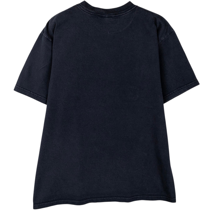 Snow White and the Seven Dwarfs - Grumpy Anime Character Print T-Shirt (Men's XL equivalent) unclear navy blue type Vintage Second Hand