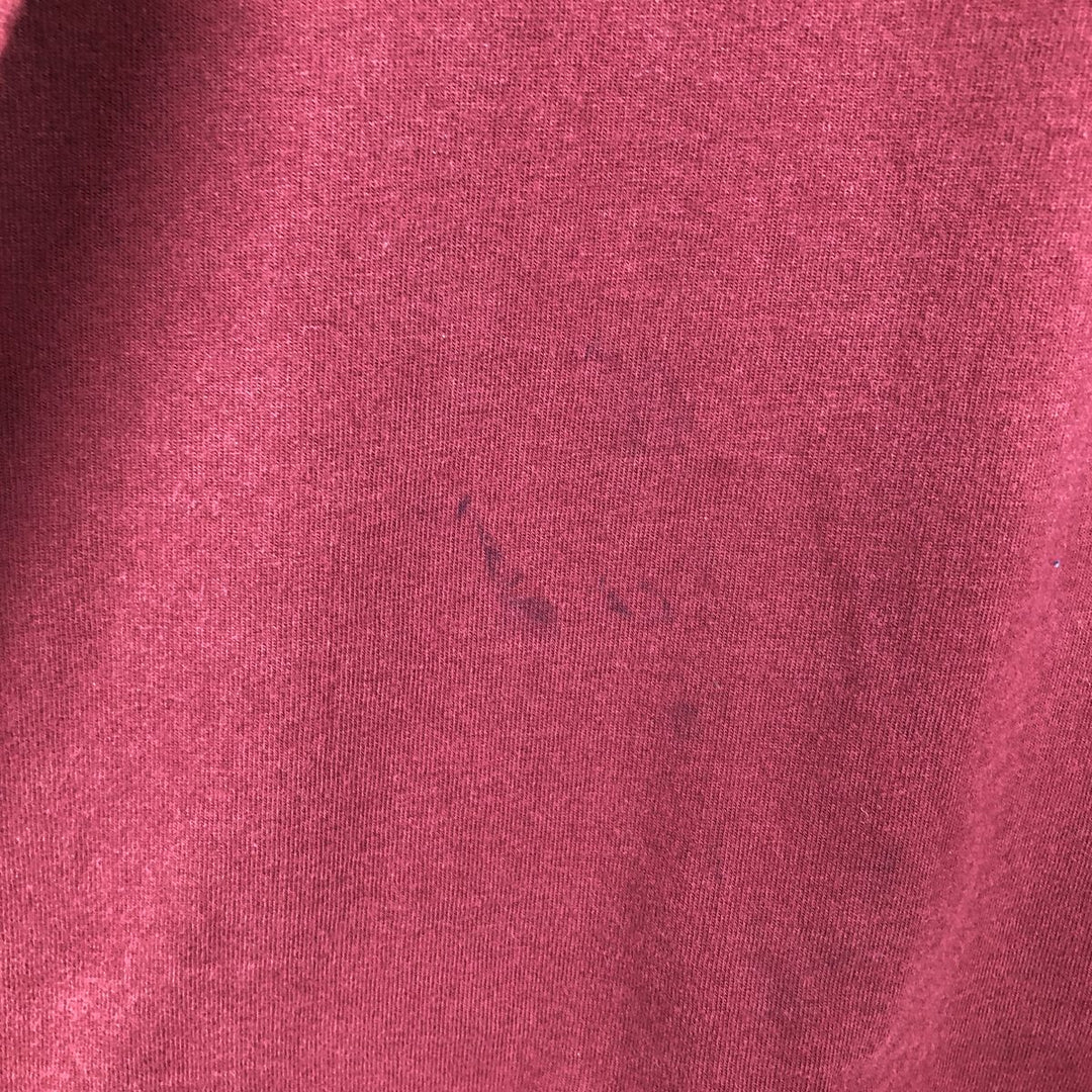 90'S MICKEY MOUSE Mickey Mouse character print T-shirt, men's XL size, vintage unclear Red type red-purple Vintage Second Hand