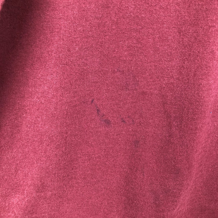 90'S MICKEY MOUSE Mickey Mouse character print T-shirt, men's XL size, vintage unclear Red type red-purple Vintage Second Hand