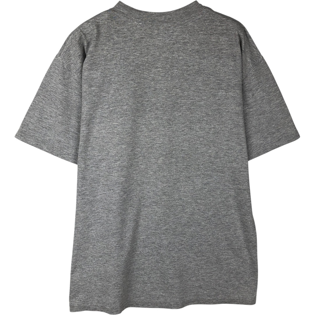 2000'S Walt Disney World Mickey Mouse character print T-shirt, made in USA, men's size L equivalent. cotton gray type Vintage Second Hand