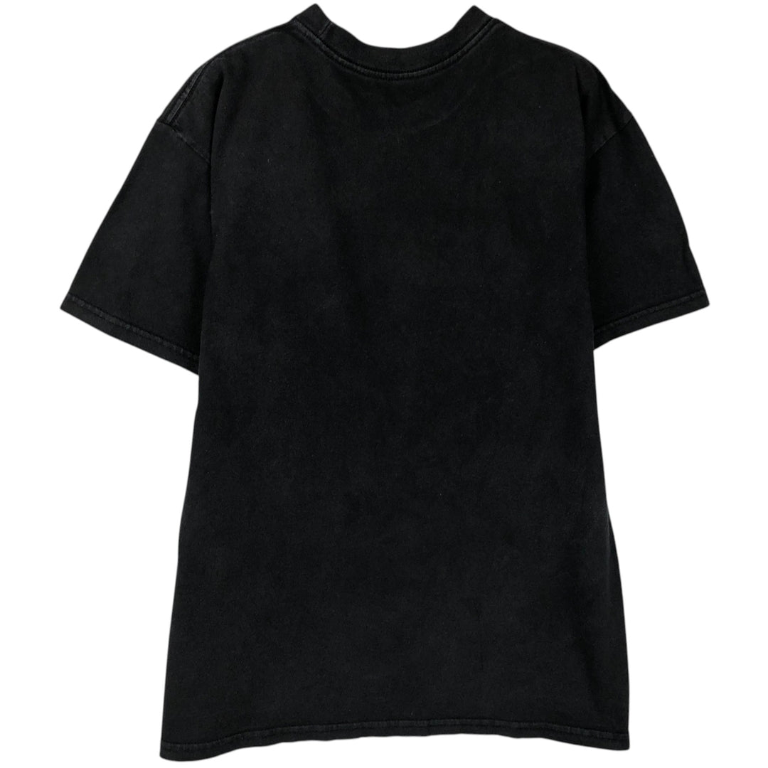 PIXAR character print T-shirt, men's size M (approx.) cotton black type Vintage Second Hand