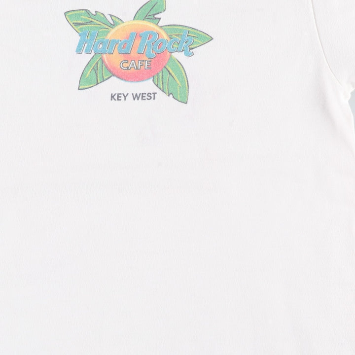 90'S HARD ROCK CAFE Hard Rock Cafe Advertising T-shirt Made in USA Men's XL Vintage cotton white type Vintage Second Hand