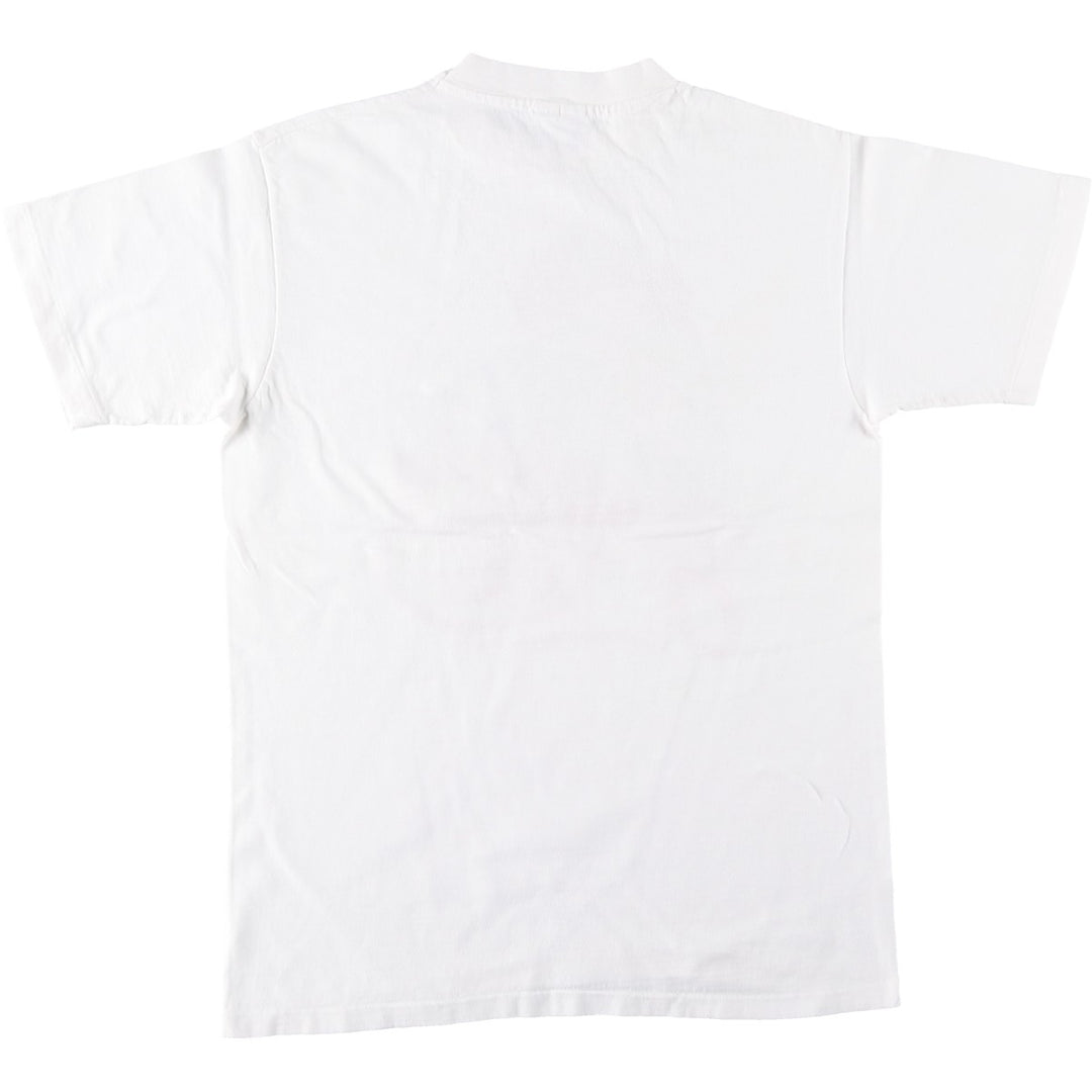 80'S Hanes BEEFY-T Blue Tag Grandma's Saloon and Deli Advertising T-Shirt Made in USA Men's Size M (Equivalent) Vintage cotton white type Vintage Second Hand