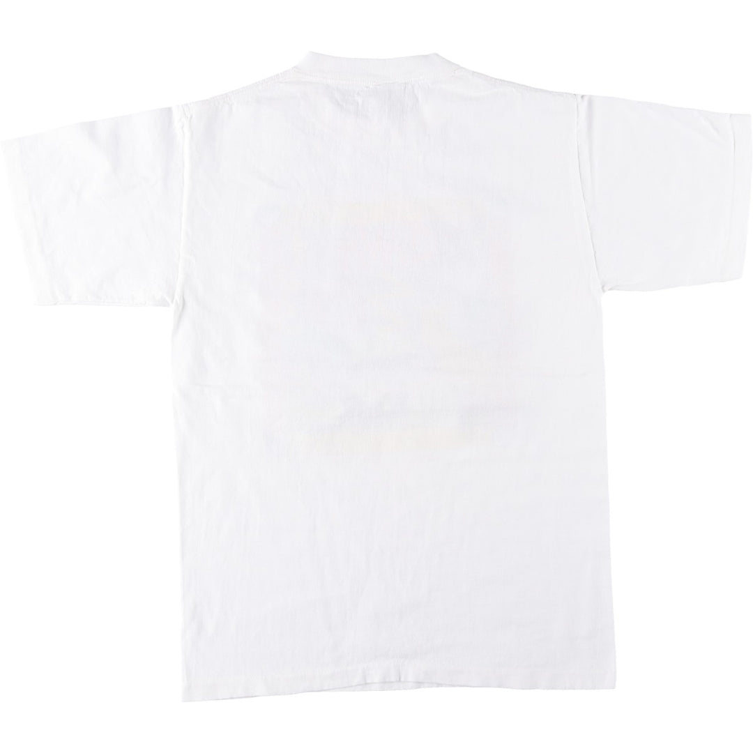 90'S FABRIC ART Rebecca Lee Baldwin Art T-shirt, Made in USA, Men's Size L (approx.), Vintage cotton white type Vintage Second Hand