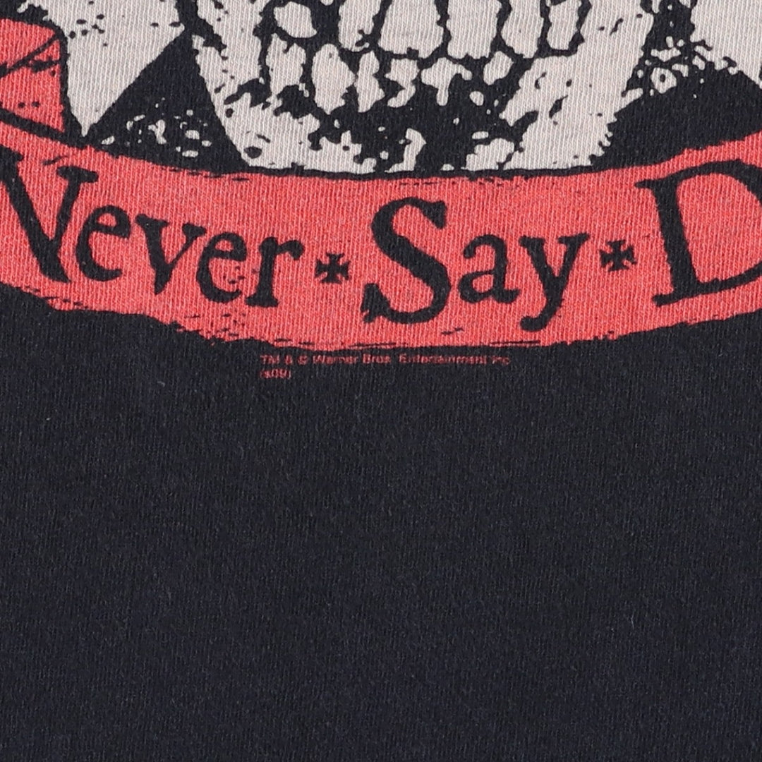 THE GOONIES (The Goonies) Skull Pattern Movie T-Shirt - Men's Size M (approx.) unclear black type Vintage Second Hand