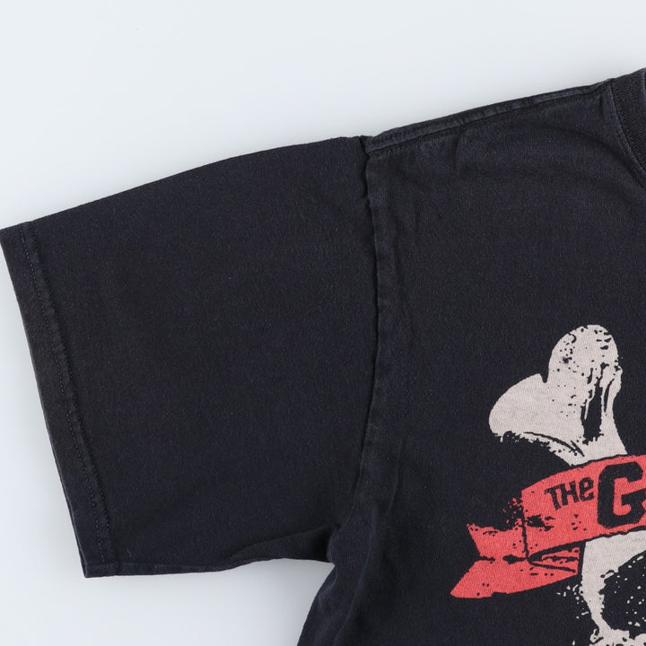 THE GOONIES (The Goonies) Skull Pattern Movie T-Shirt - Men's Size M (approx.) unclear black type Vintage Second Hand