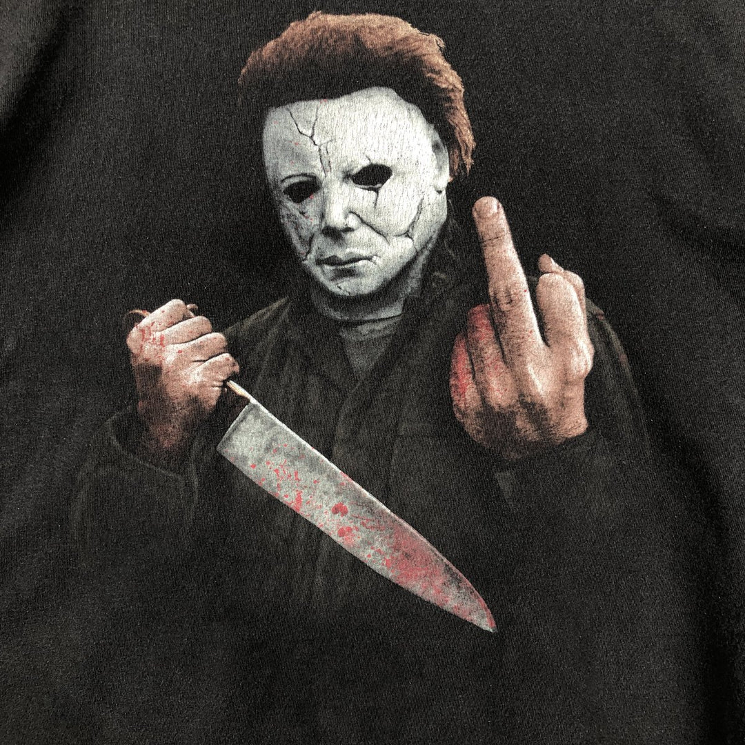 HALLOWEEN Movie T-Shirt, Men's, Size XL cotton black type Vintage Second Hand