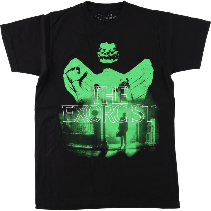 THE EXORCIST Movie T-shirt for men (S size) cotton black type Vintage Second Hand
