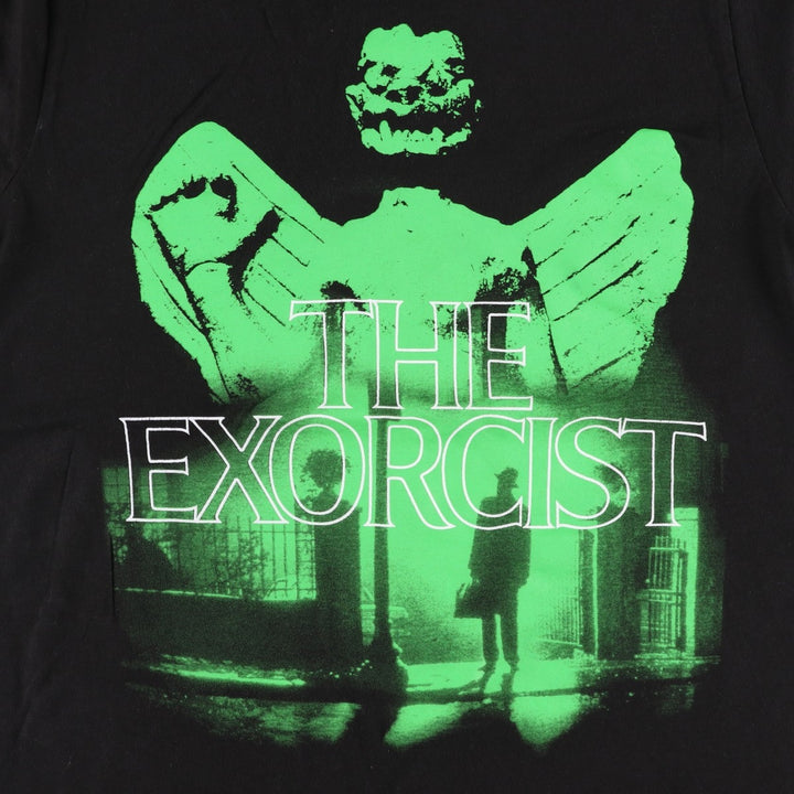 THE EXORCIST Movie T-shirt for men (S size) cotton black type Vintage Second Hand