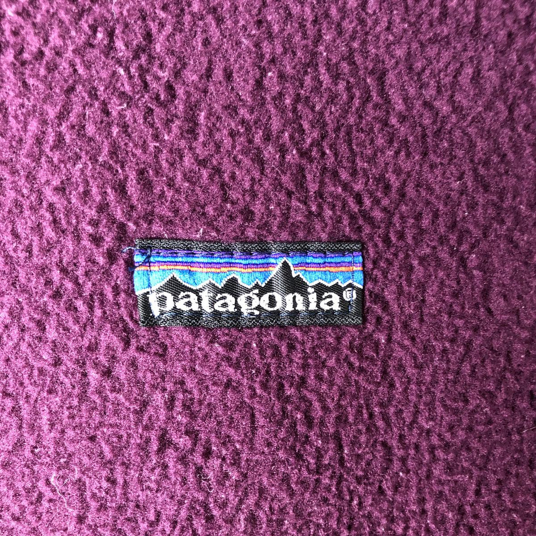 Vintage 80s-90'S Patagonia fleece jacket, men's size L unclear purple type Vintage Second Hand