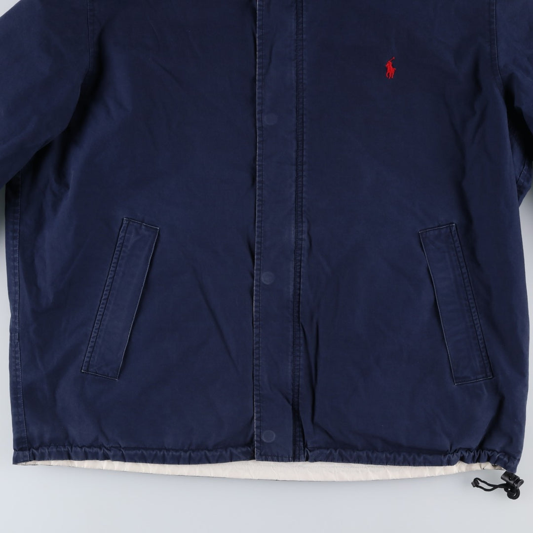 Ralph Lauren POLO by Ralph Lauren reversible cotton jacket, men's size XL cotton white type Vintage Second Hand