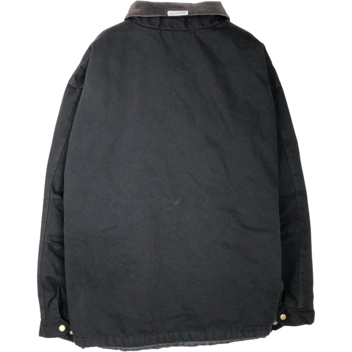 OUTER BOUNDARY Traditional Padded Duck Work Jacket, Men's XXL cotton black type Vintage Second Hand